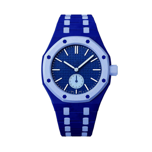 [Avelora]OAK POP EXCLUSIVE DARK BLUE AND LIGHT BLUE BIOCERAMIC STRAP