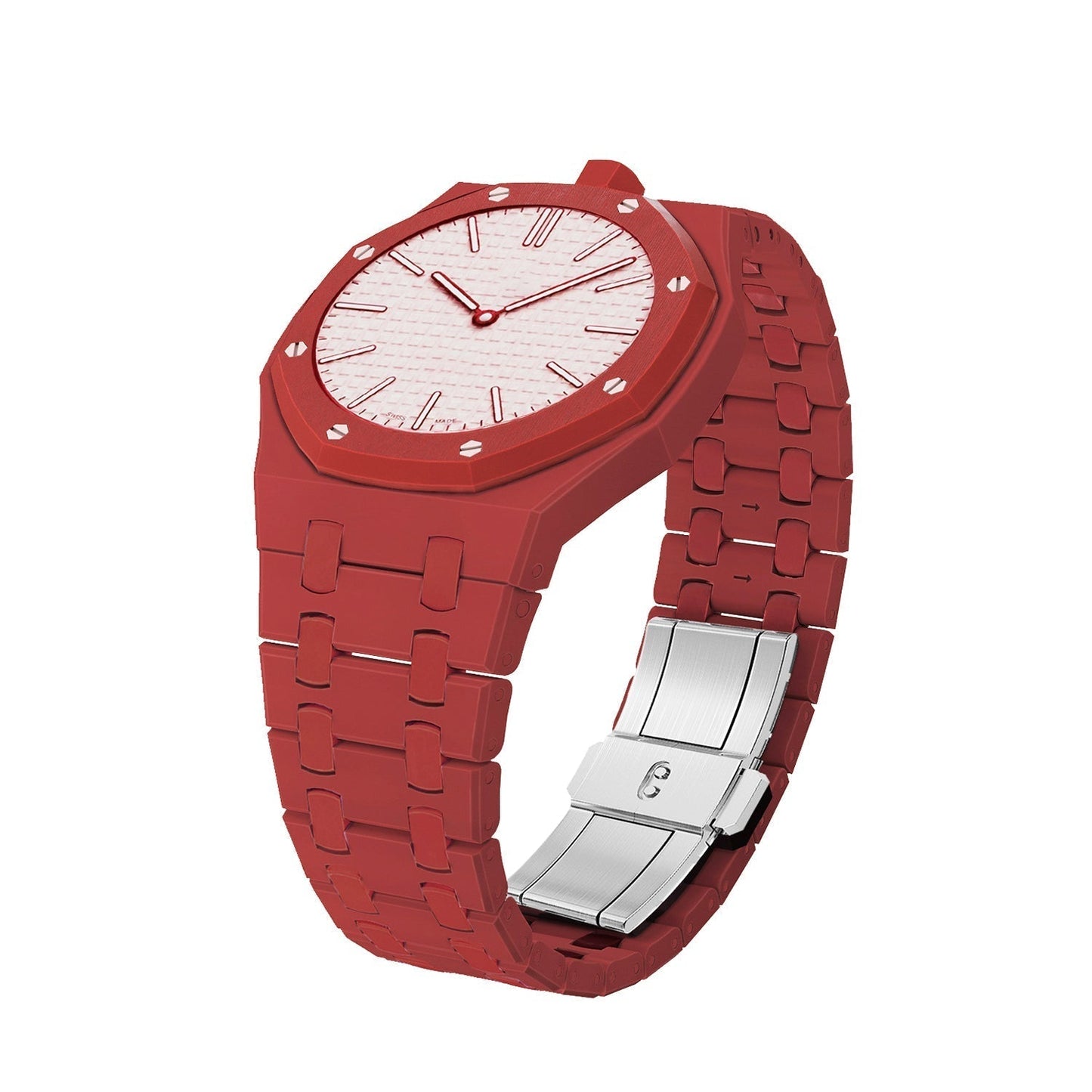 [Avelora]OAK POP EXCLUSIVE RED BIOCERAMIC STRAP