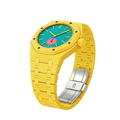[Avelora]OAK POP EXCLUSIVE YELLOW BIOCERAMIC STRAP