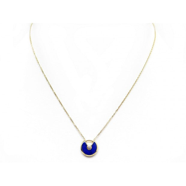 [Avelora Jewelry ]AMULETTE ROSE GOLD AGATE NECKLACE