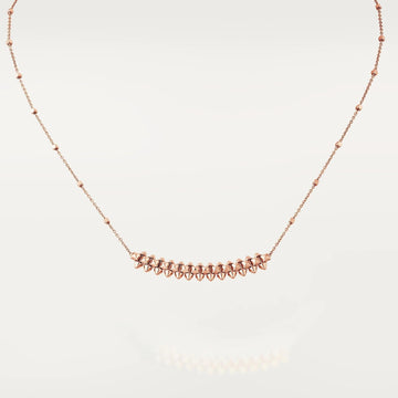 [Avelora Jewelry ]CLASH PINK GOLD NECKLACE