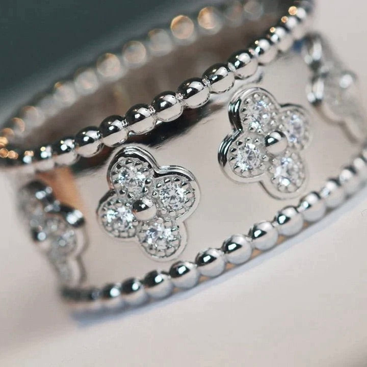 [Avelora Jewelry ]CLOVER KALEIDOSCOPE RING 10MM