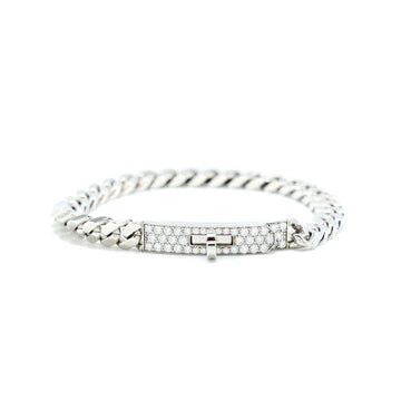 [Avelora Jewelry ]KELLY CHAIN SILVER DIAMOND BRACELET