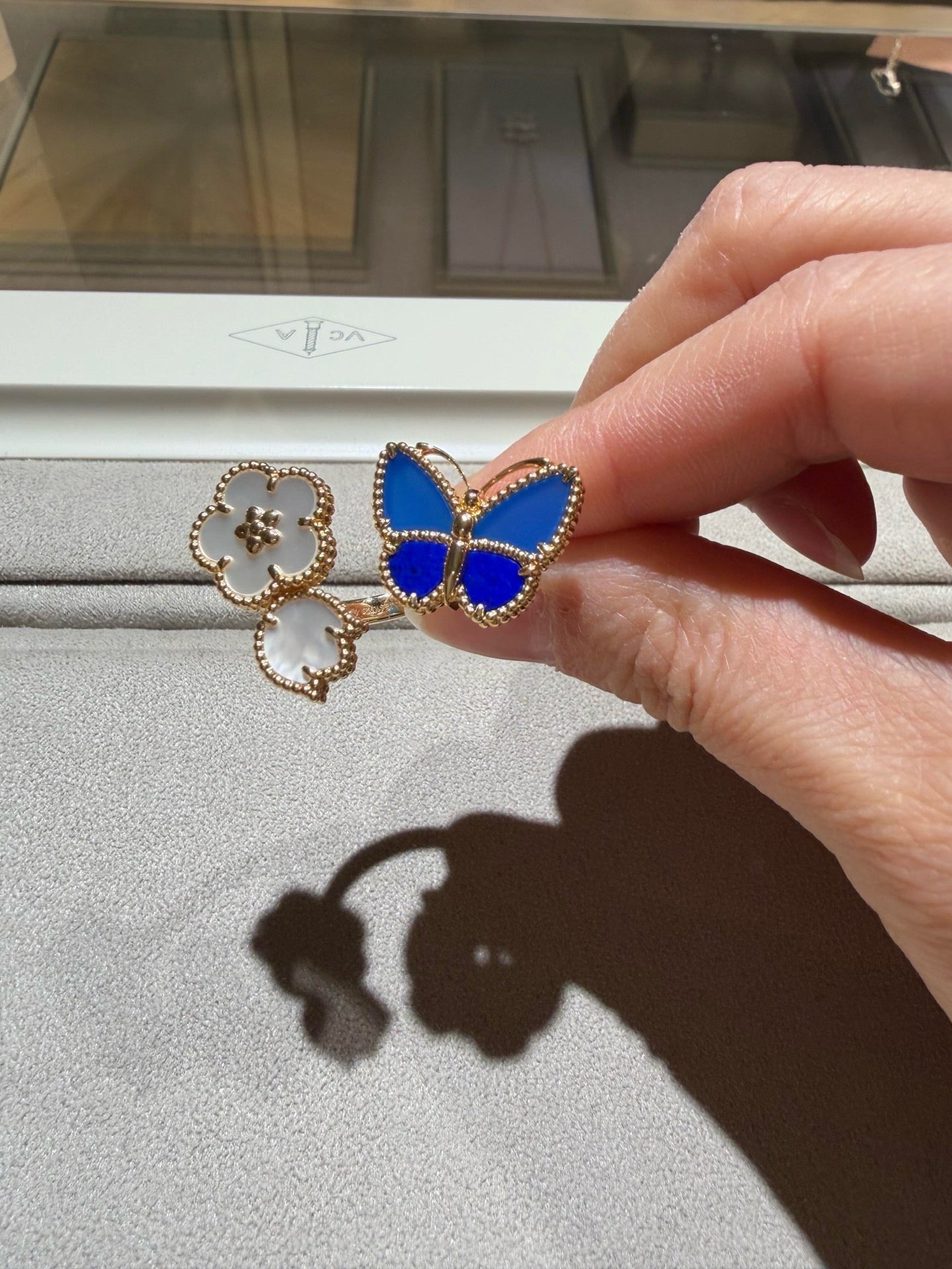 [Avelora]SPRING BUTTERFLY OPEN RING