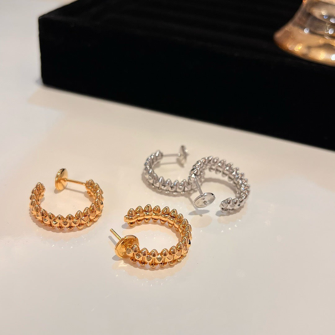[Avelora Jewelry ]CLASH SMALL HOOP EARRINGS
