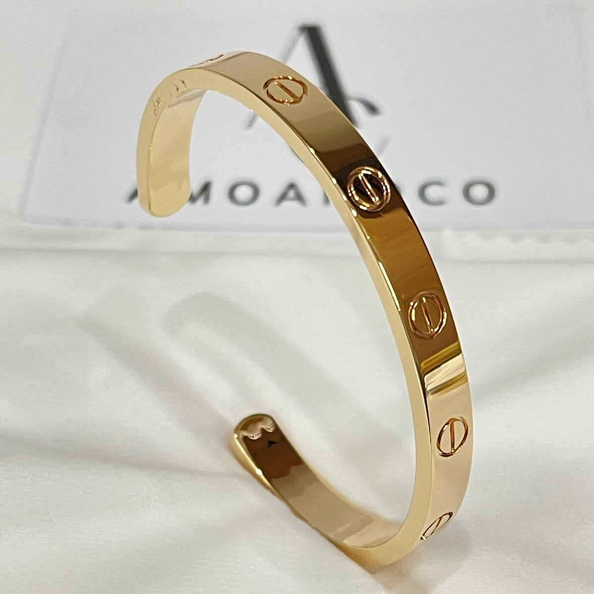 [Avelora Jewelry ]LOVE BRACELET 6.1MM OPEN CUFF
