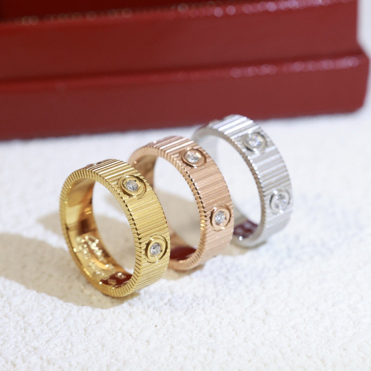 [Avelora jewelry]LOVE 6.5MM UNLIMITED RING, 6 DIAMONDS