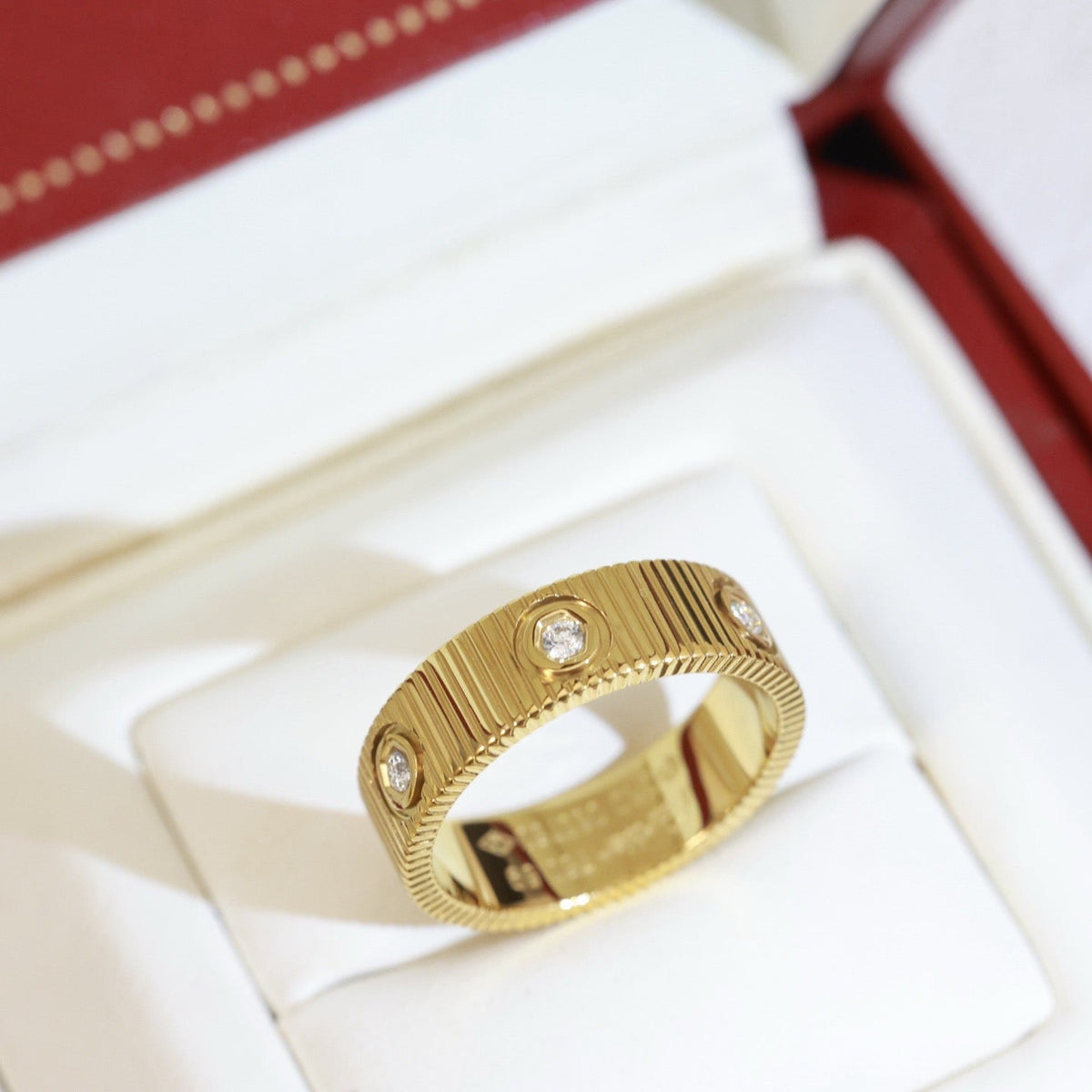 [Avelora jewelry]LOVE 6.5MM UNLIMITED RING, 6 DIAMONDS