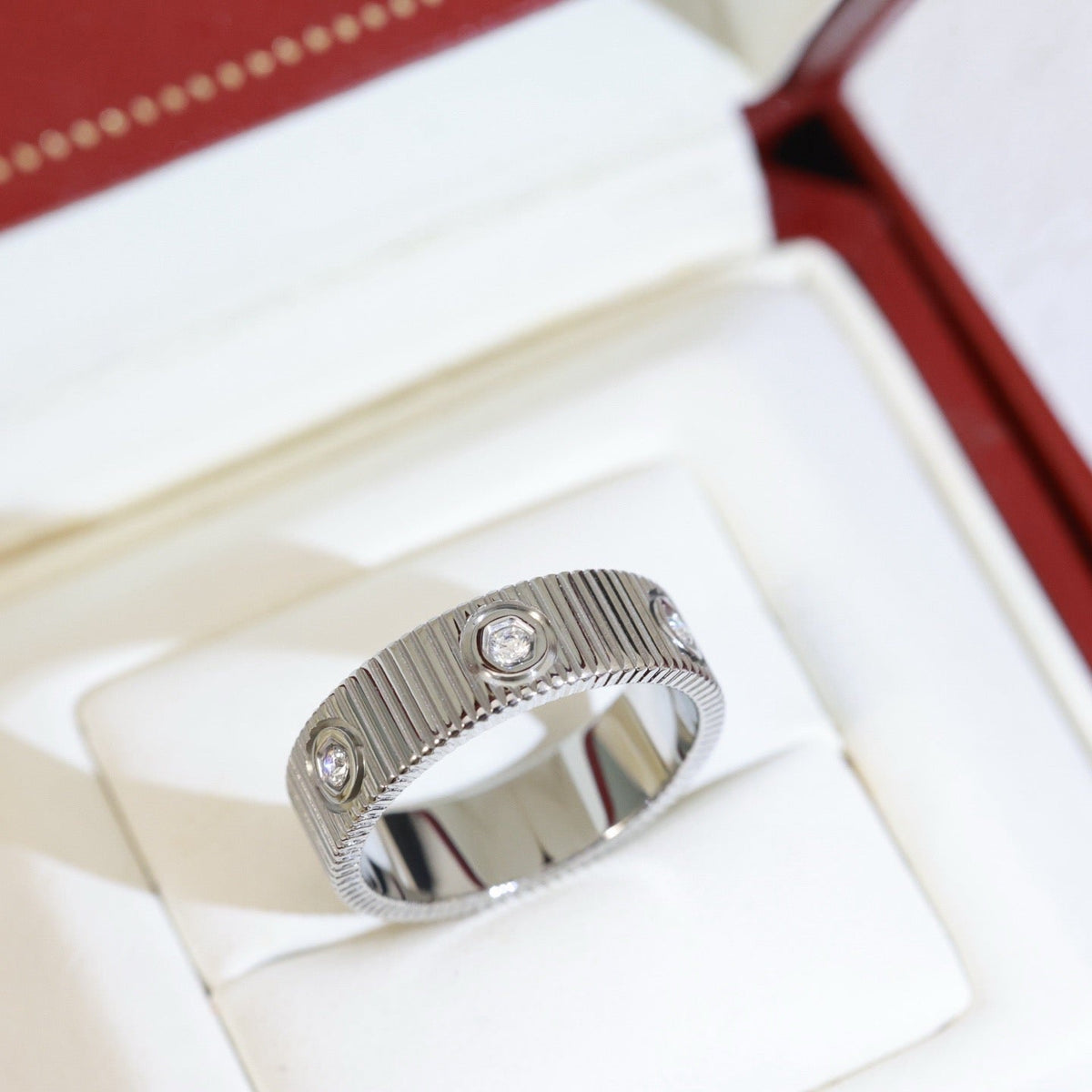 [Avelora jewelry]LOVE 6.5MM UNLIMITED RING, 6 DIAMONDS