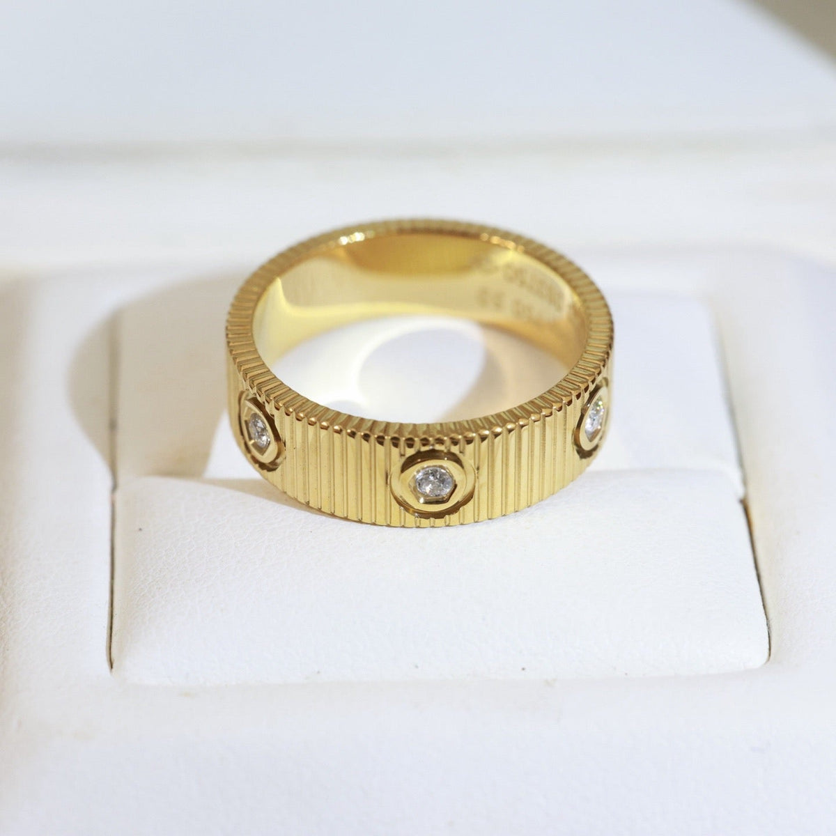 [Avelora jewelry]LOVE 6.5MM UNLIMITED RING, 6 DIAMONDS