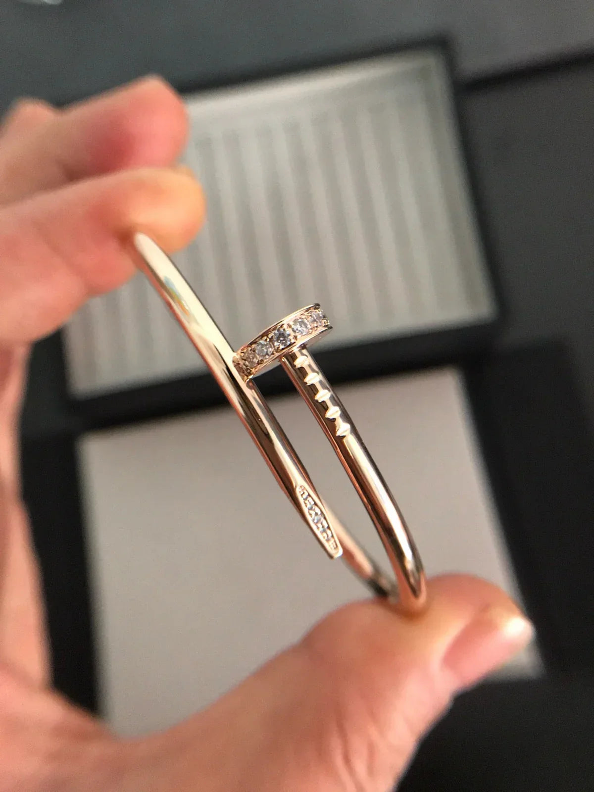 [Avelora]JUSTE UN CLOU 3.5MM CLASSIC DIAMOND BANGLE