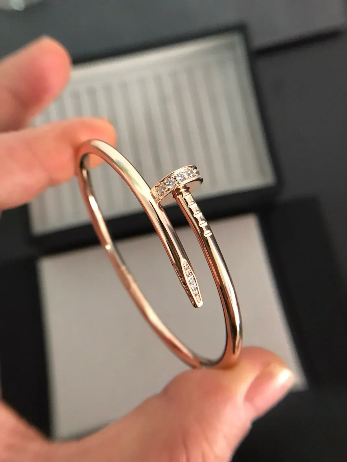 [Avelora]JUSTE UN CLOU 3.5MM CLASSIC DIAMOND BANGLE