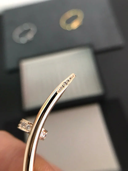 [Avelora]JUSTE UN CLOU 3.5MM CLASSIC DIAMOND BANGLE