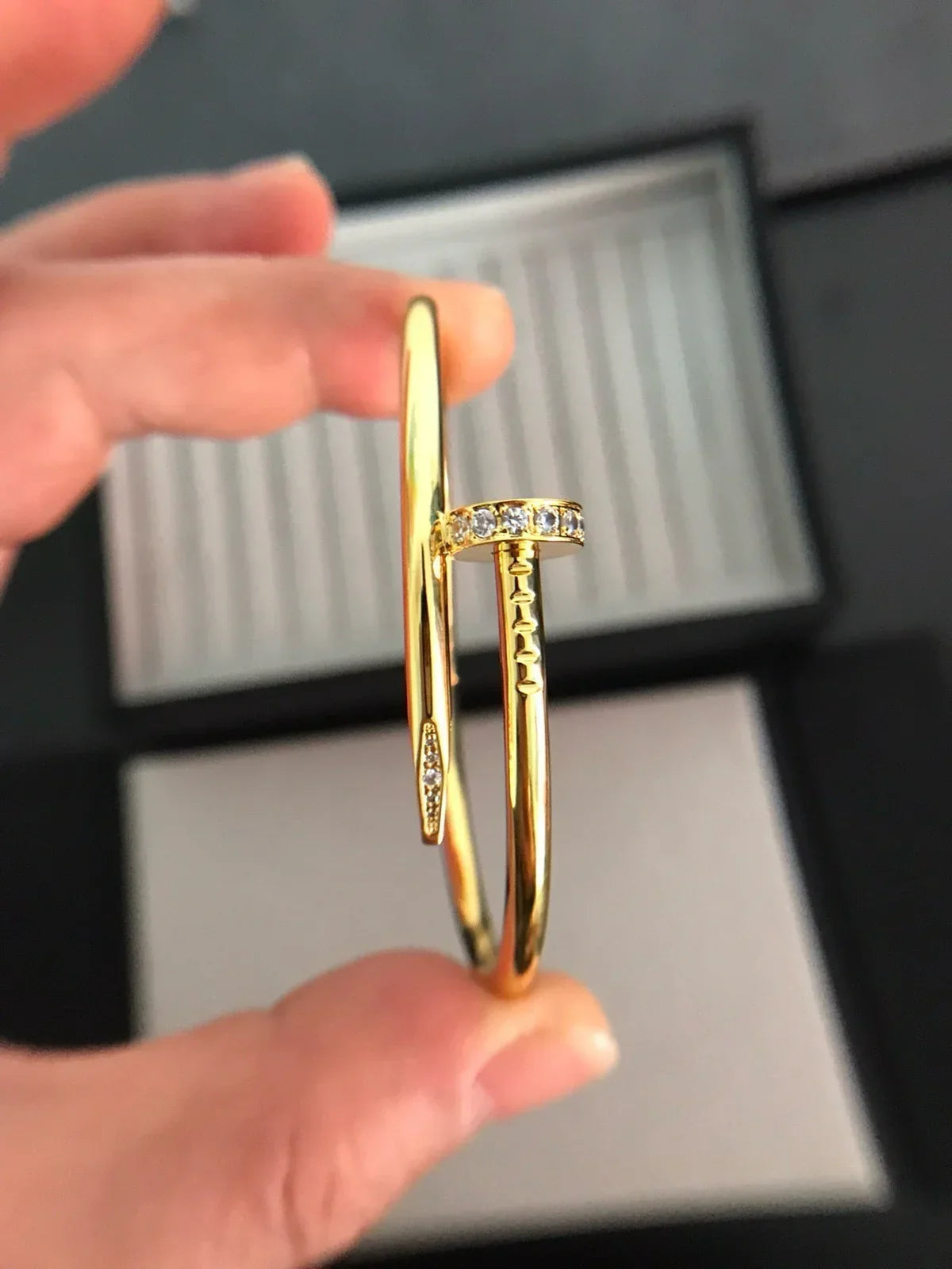 [Avelora]JUSTE UN CLOU 3.5MM CLASSIC DIAMOND BANGLE