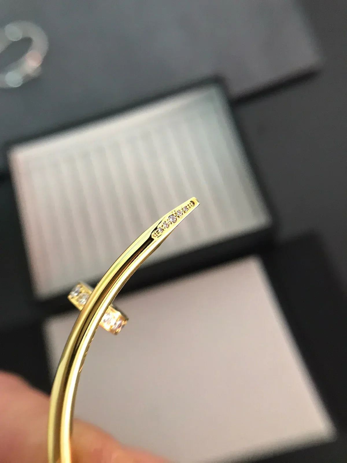 [Avelora]JUSTE UN CLOU 3.5MM CLASSIC DIAMOND BANGLE