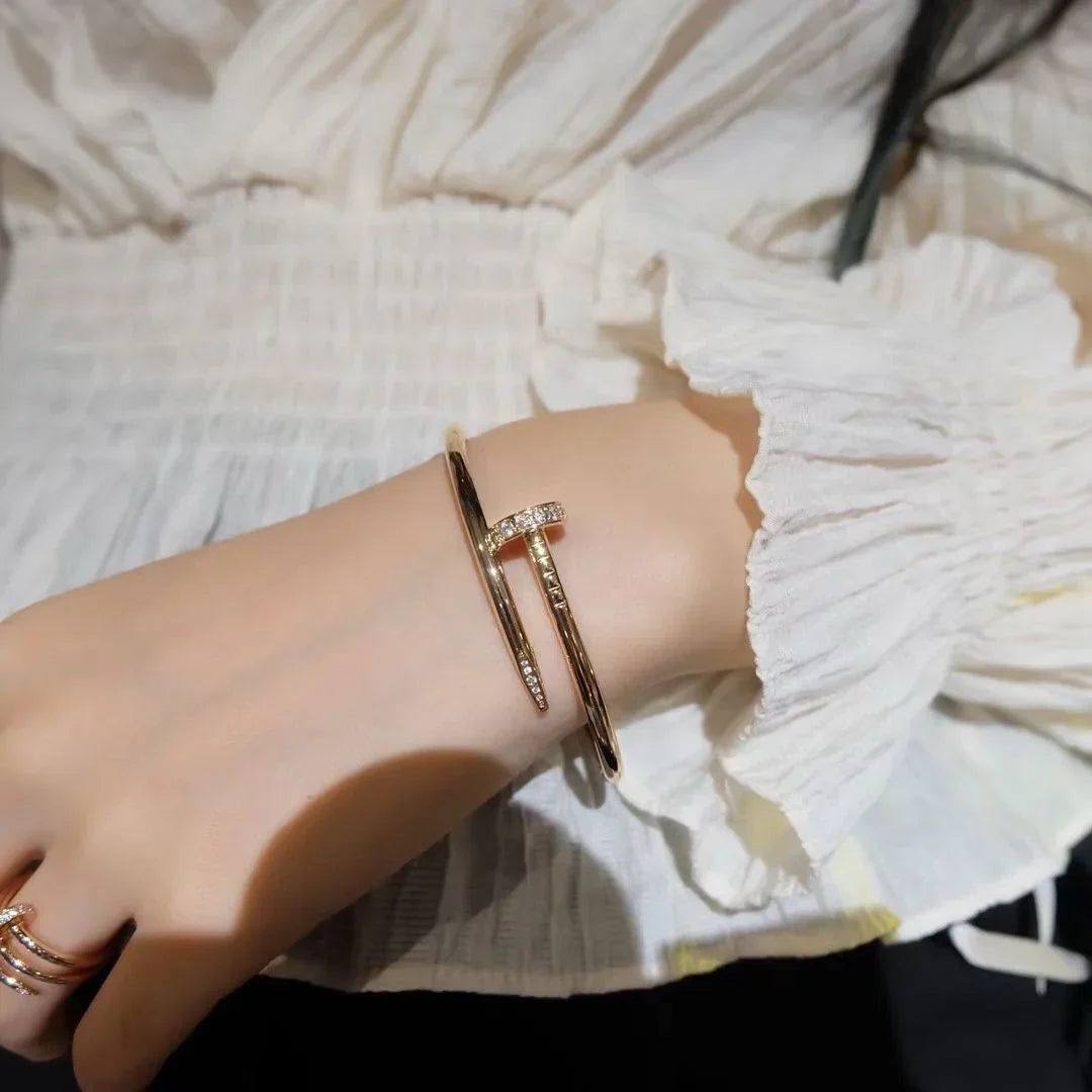[Avelora]JUSTE UN CLOU 3.5MM CLASSIC DIAMOND BANGLE