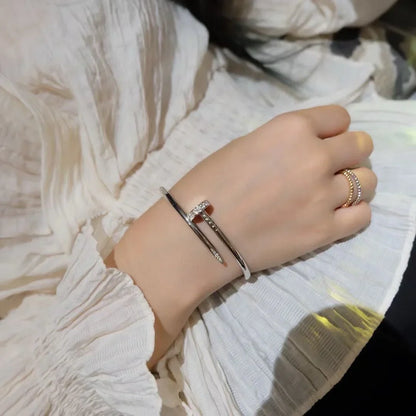 [Avelora]JUSTE UN CLOU 3.5MM CLASSIC DIAMOND BANGLE