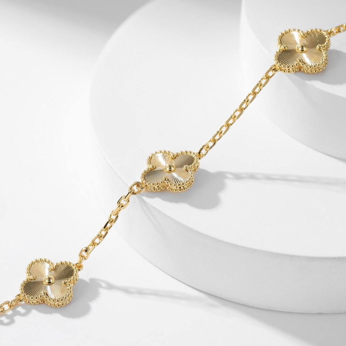 [Avelora Jewelry ]CLOVER 10 MOTIFS LASER NECKLACE