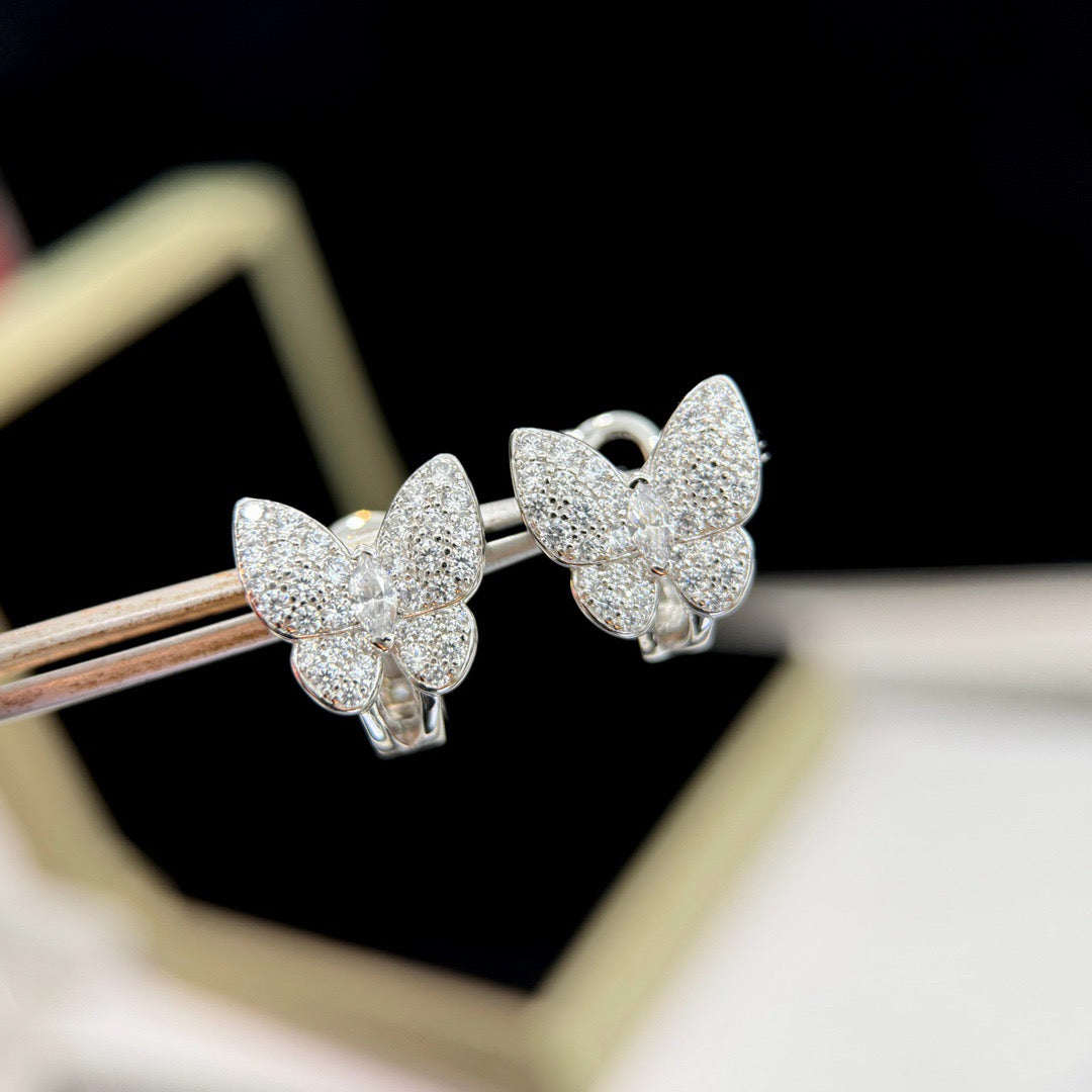 [Avelora Jewelry ]BUTTERFLY ALL DIAMOND EARRINGS