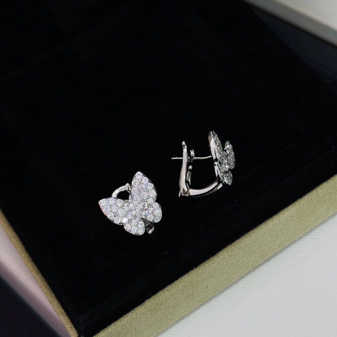 [Avelora Jewelry ]BUTTERFLY ALL DIAMOND EARRINGS