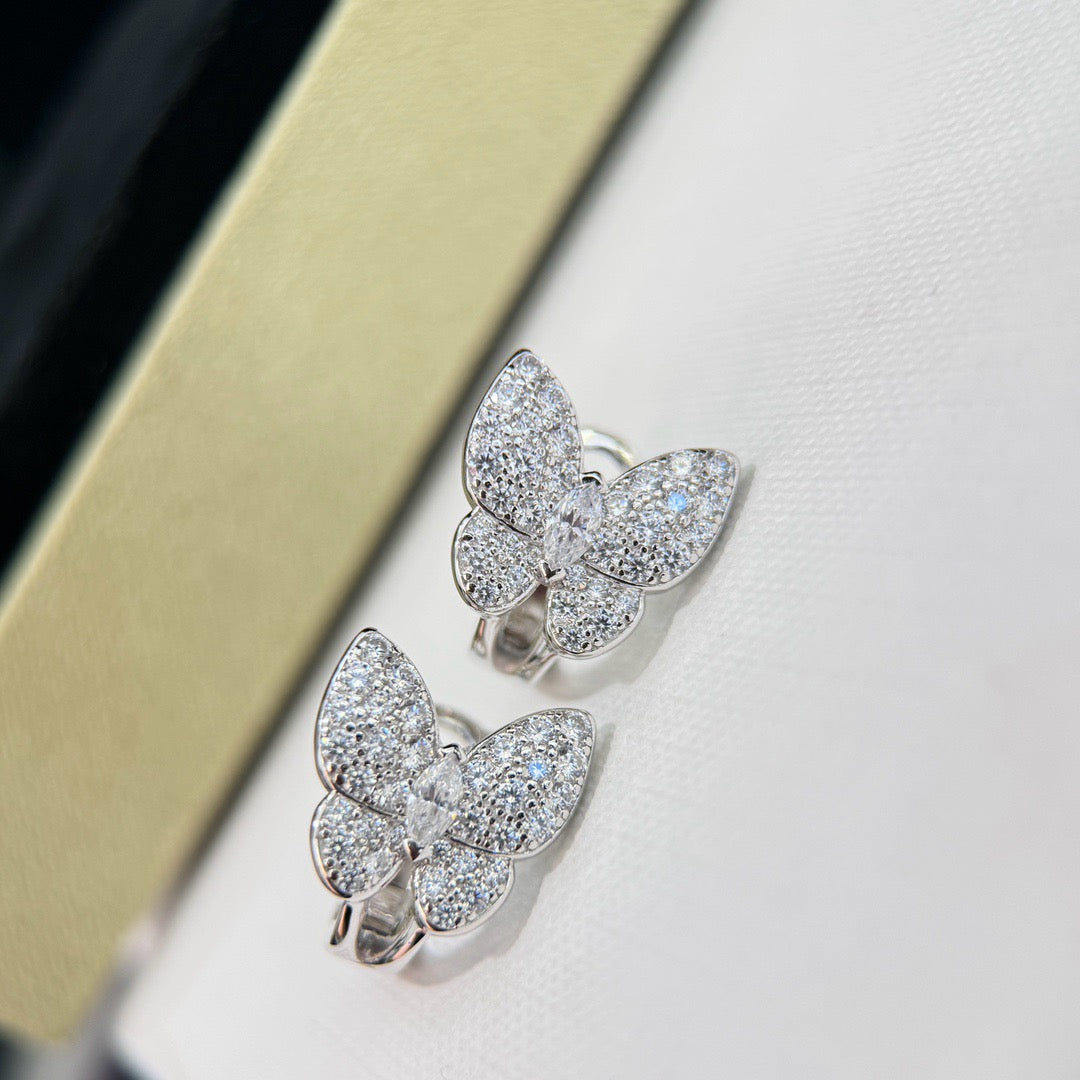 [Avelora Jewelry ]BUTTERFLY ALL DIAMOND EARRINGS