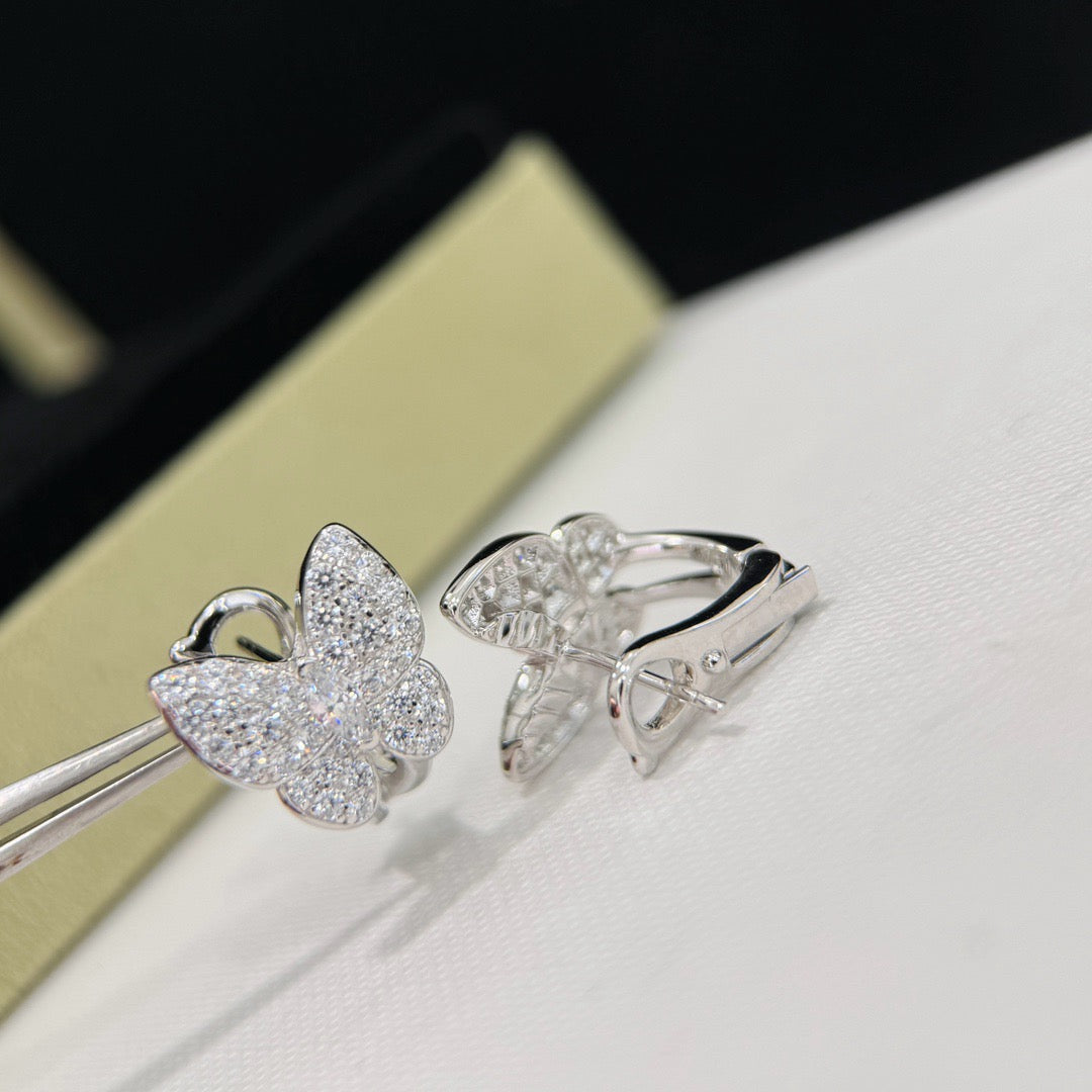 [Avelora Jewelry ]BUTTERFLY ALL DIAMOND EARRINGS