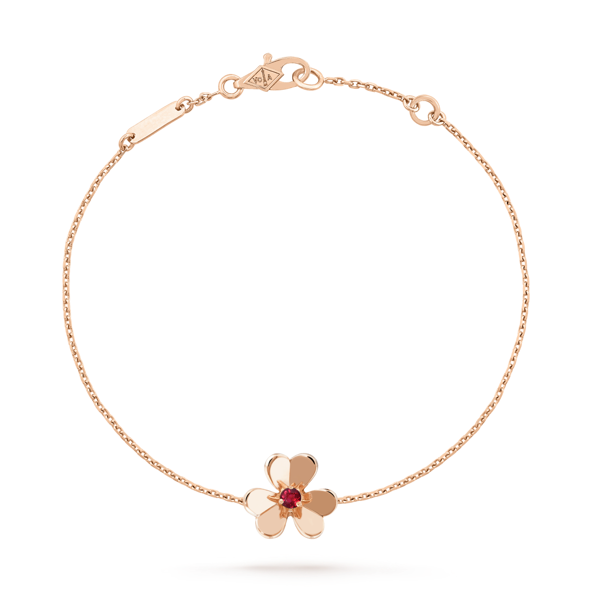 [Avelora Jewelry ]FRIVOLE GOLD FLOWER PINK MALACHITE BRACELET