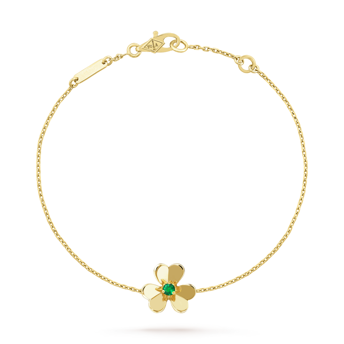 [Avelora Jewelry ]FRIVOLE GOLD FLOWER PINK MALACHITE BRACELET
