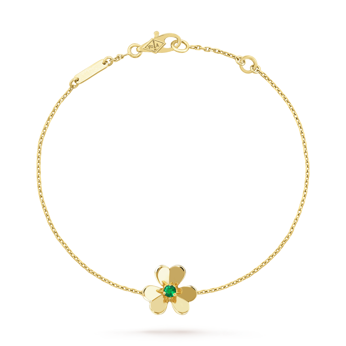 [Avelora Jewelry ]FRIVOLE GOLD FLOWER PINK MALACHITE BRACELET