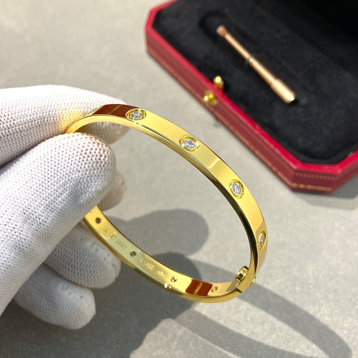 [Avelora Jewelry ]LOVE BRACELET 6.1MM 10 DIAMONDS