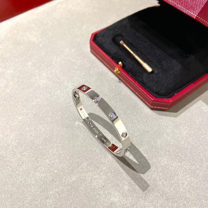 [Avelora]CLASSIC 6.1MM LOVE BANGLE - 10-DIAMOND