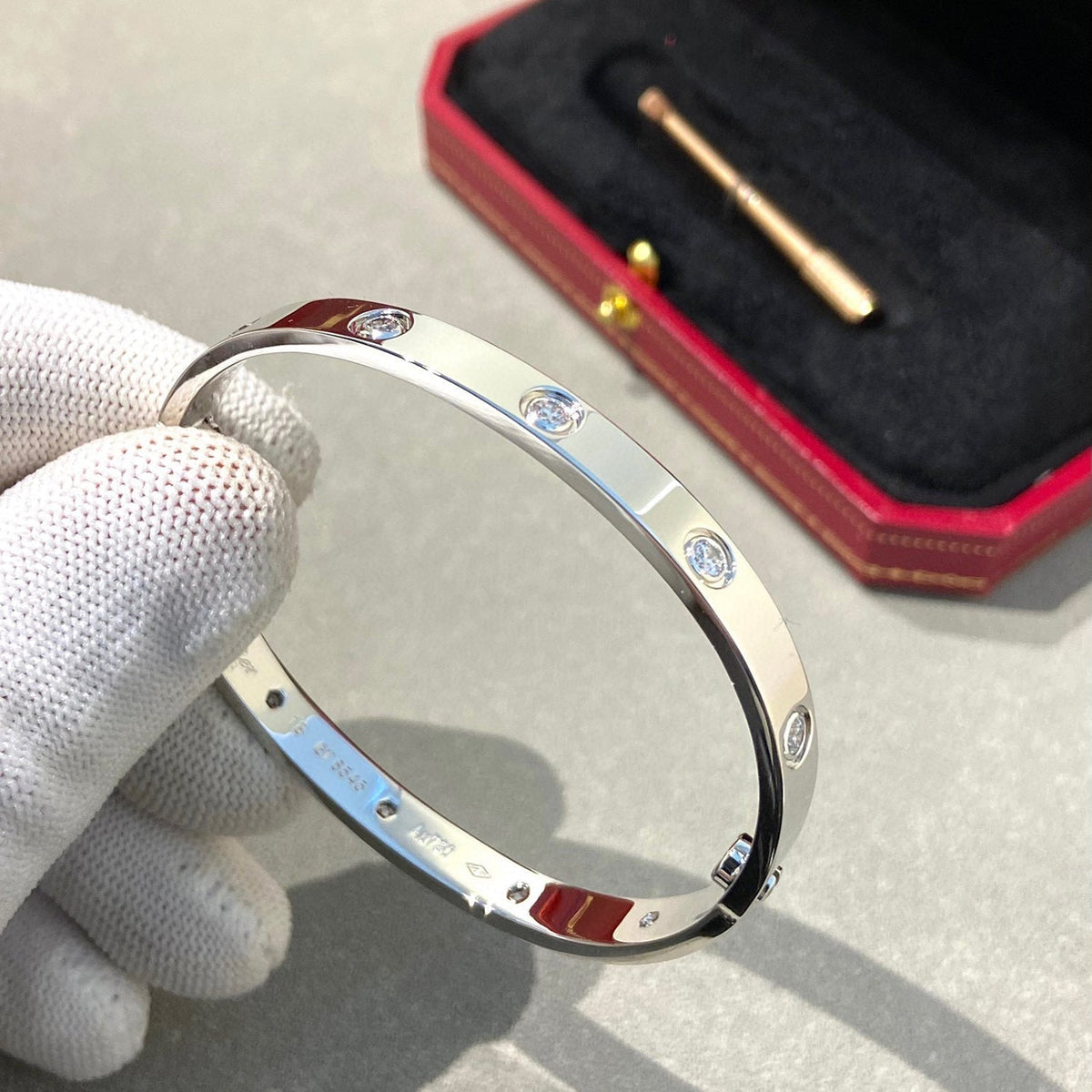 [Avelora Jewelry ]LOVE BRACELET 6.1MM 10 DIAMONDS