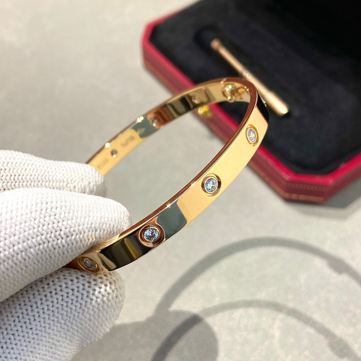 [Avelora Jewelry ]LOVE BRACELET 6.1MM 10 DIAMONDS