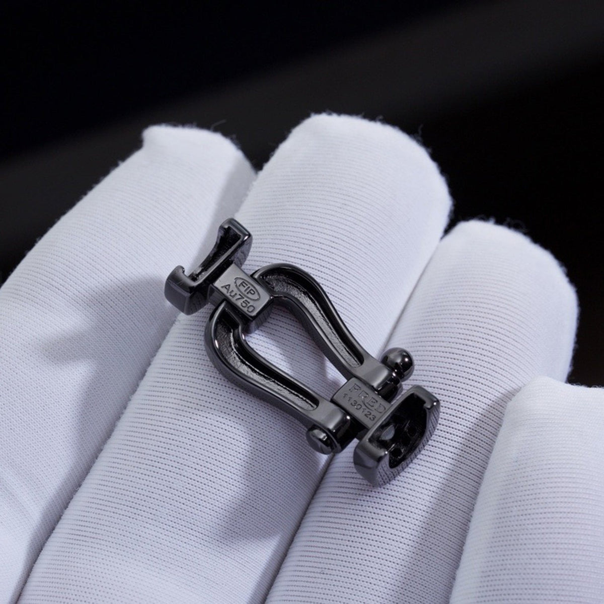 [Avelora Jewelry ]FORCE LARGE SERIES HORSESHOE BLACK SAMURAI BRACELET