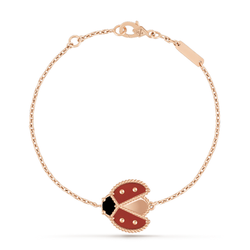 [Avelora Jewelry ]LUCKY SPRING 1 MOTIF PINK GOLD BRACELET