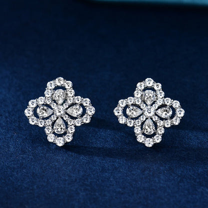 [Avelora]LOOP EARRINGS FULL MOTIF DIAMOND 16MM