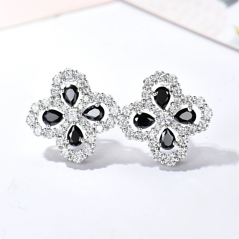[Avelora]LOOP EARRINGS FULL MOTIF DIAMOND 16MM