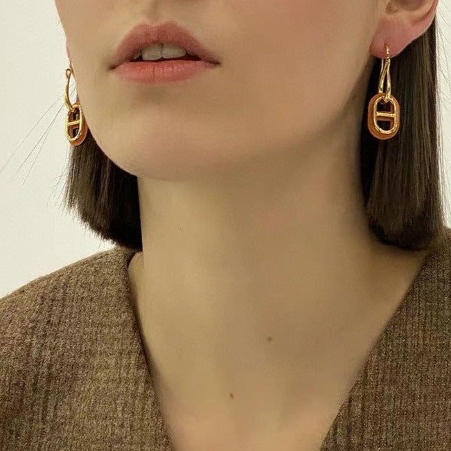 [Avelora Jewelry ]HM O'MAILLON GOLD EARRINGS