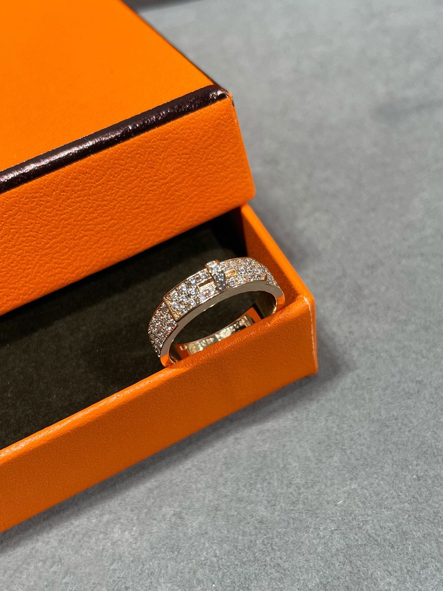 [Avelora]KELLY ROSE GOLD DIAMOND RING