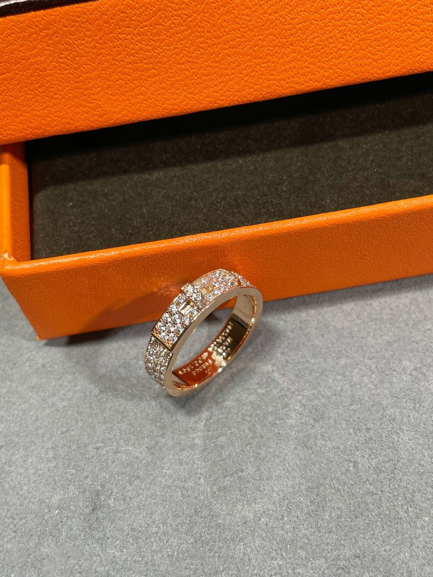 [Avelora]KELLY ROSE GOLD DIAMOND RING