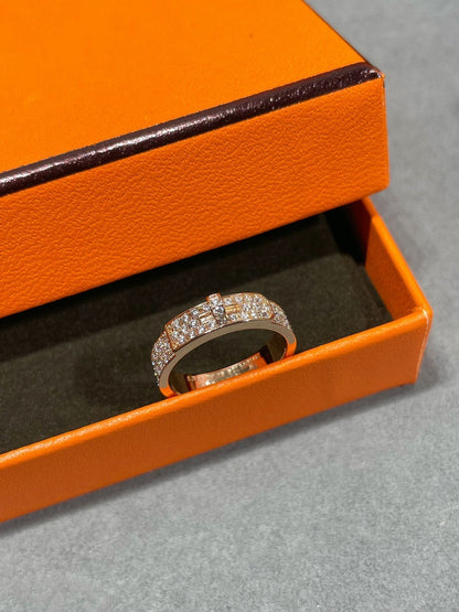 [Avelora]KELLY ROSE GOLD DIAMOND RING