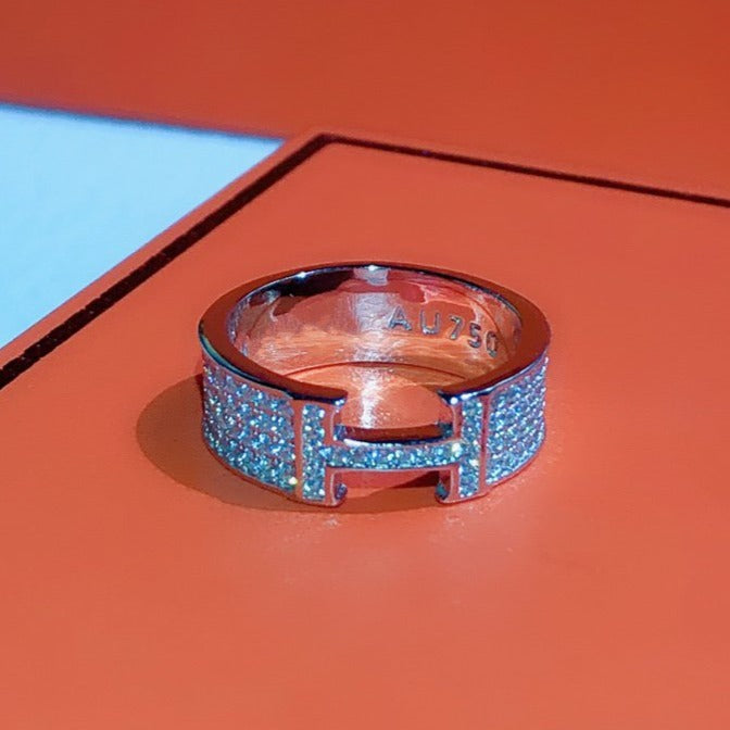 [Avelora]H RING FULL DIAMOND