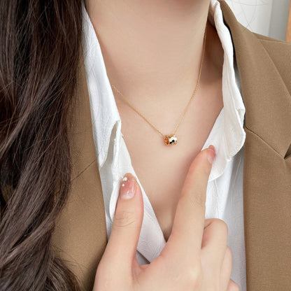 [Avelora]BEE MINI PEDANT DIAMOND NECKLACE