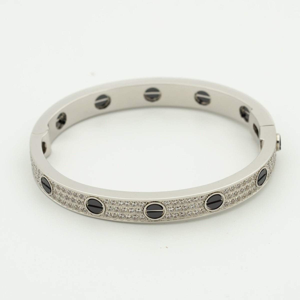 [Avelora Jewelry ]LOVE BRACELET 6.1MM DIAMOND-PAVED CERAMIC