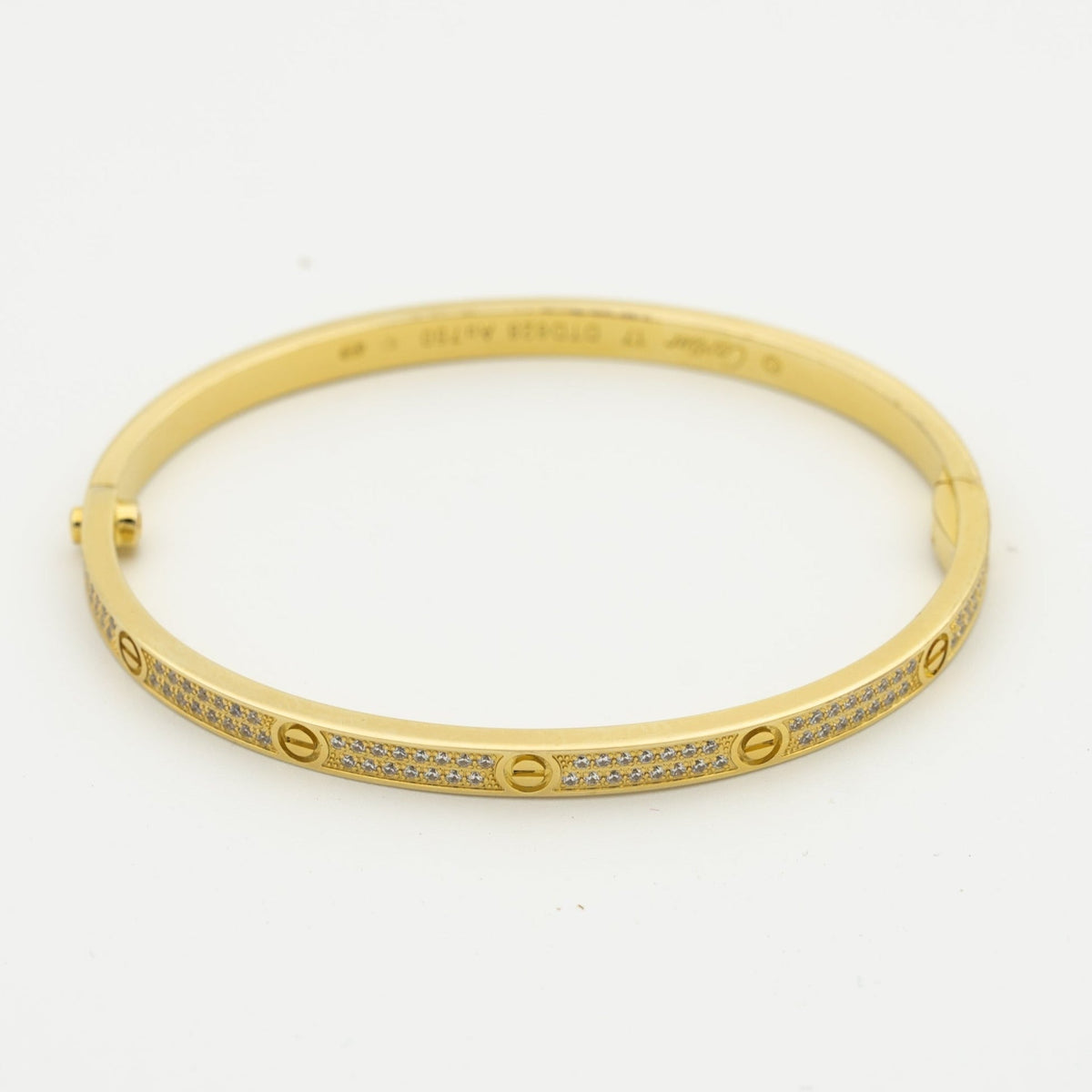 [Avelora Jewelry ]LOVE BRACELET 3.65MM DIAMOND-PAVED