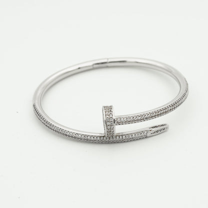 [Avelora]JUSTE UN CLOU 3.5MM FULL PAVÉ NAIL BANGLE