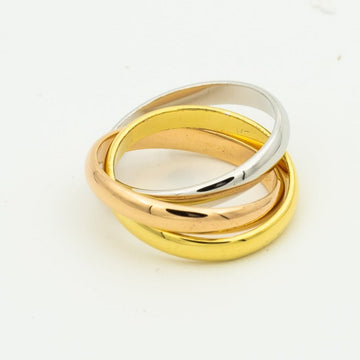 [Avelora Jewelry ]TRINITY RING GOLD PINK GOLD SILVER