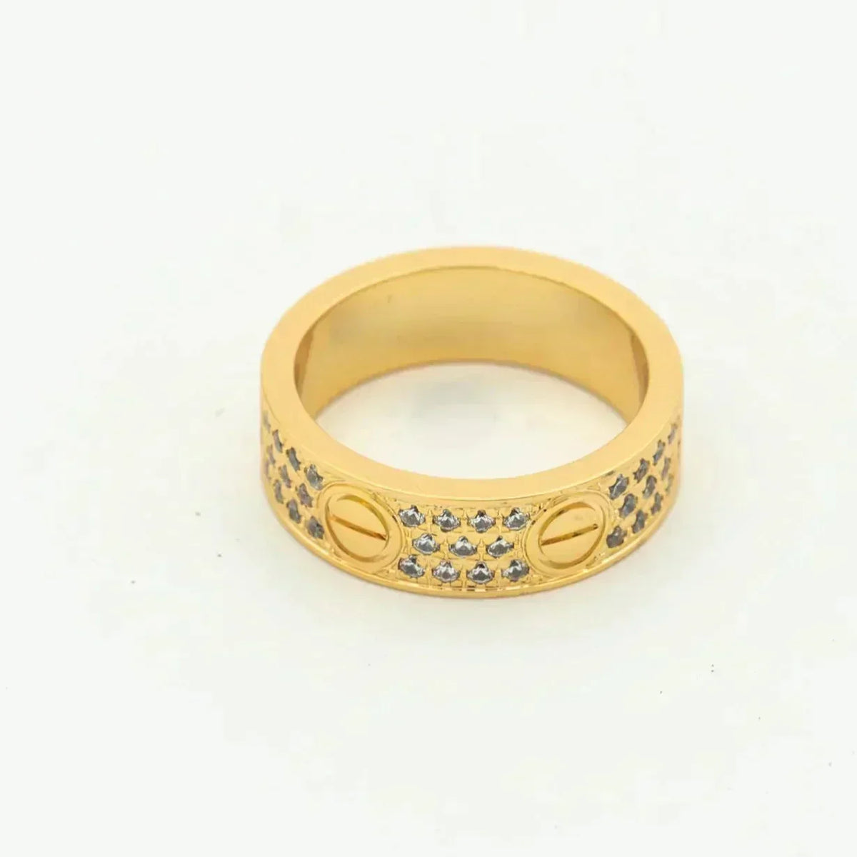 [Avelora Jewelry ]LOVE RING 5.5MM DIAMONDS PAVED