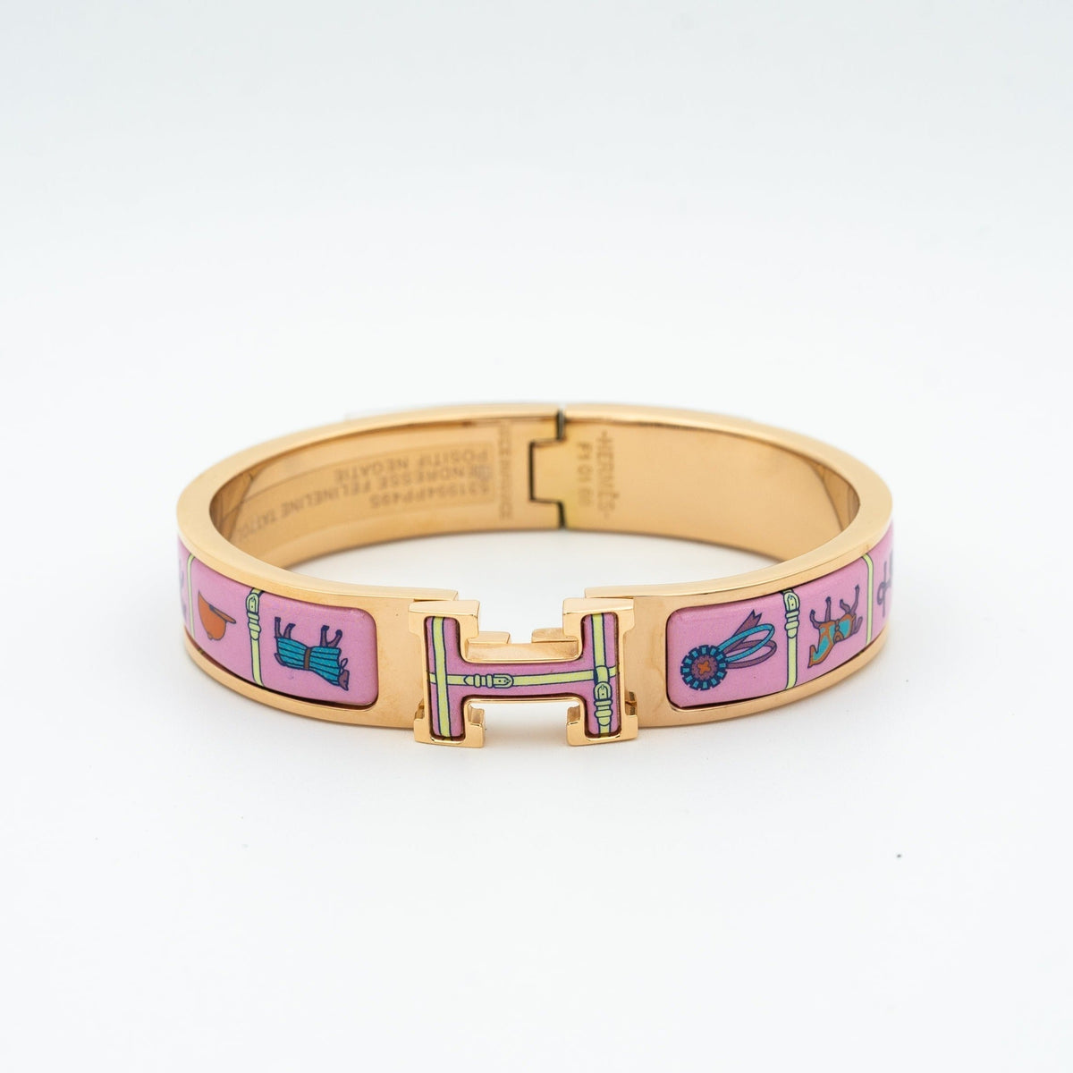 [Avelora Jewelry ]H PINK GOLD BRACELET PINK CERAMIC