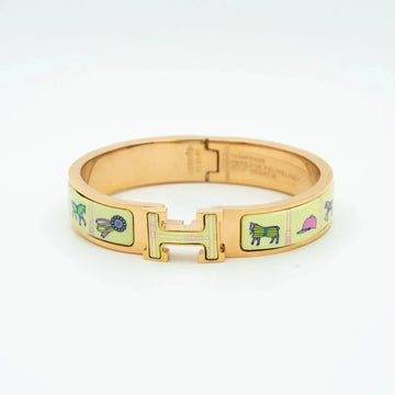 [Avelora Jewelry ]H PINK GOLD BRACELET CREAM CERAMIC